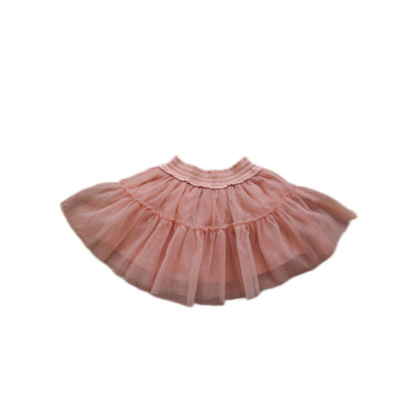 Korean Children's Cute Mesh Short Skirt Skirt