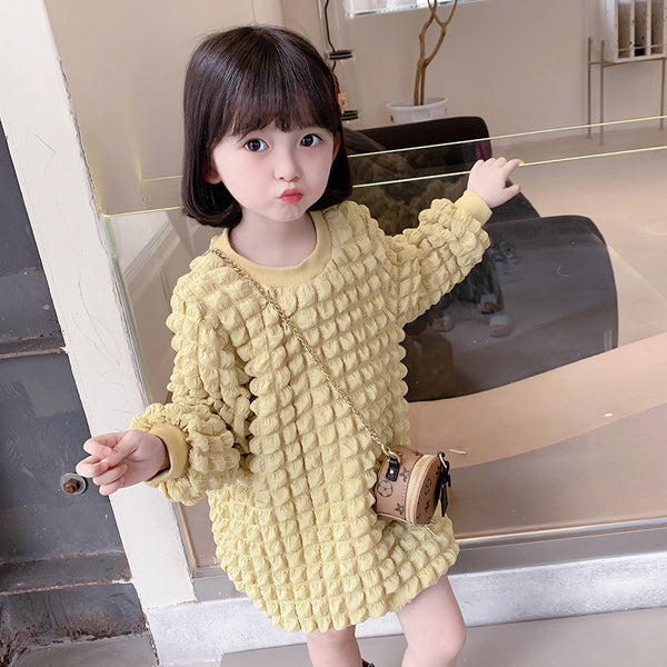 Girls Corn Kernel Dress New