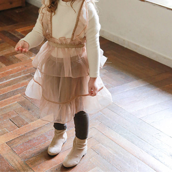 Girls' Fluffy Skirts Sweet Padded Culottes